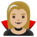 Woman Vampire Emoji Google