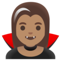 Woman Vampire Emoji Google