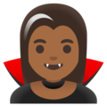 Woman Vampire Emoji Google