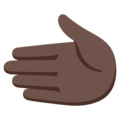 Leftwards Hand Emoji Google