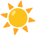 Sun Emoji Google