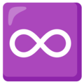 Infinity Emoji Google