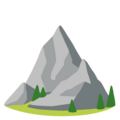 Mountain Emoji Google