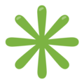 Eight Spoked Asterisk Emoji Google
