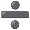 Divide Emoji Google