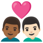 Couple With Heart Man Man Emoji Google