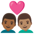 Couple With Heart Man Man Emoji Google