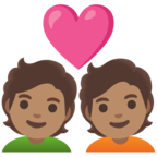 Couple With Heart Emoji Google