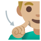 Deaf Man Emoji Google