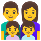 Family Man Woman Girl Boy Emoji Google
