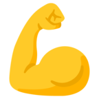 Flexed Biceps Emoji Google