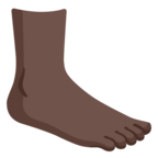 Foot Emoji Google