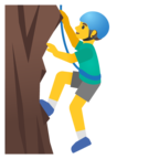 Man Climbing Emoji Google