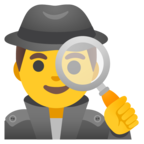 Man Detective Emoji Google