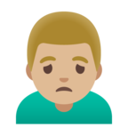 Man Frowning Emoji Google