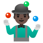 Man Juggling Emoji Google