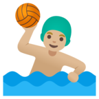 Man Playing Water Polo Emoji Google