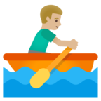 Man Rowing Boat Emoji Google