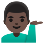 Man Tipping Hand Emoji Google