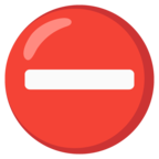 No Entry Emoji Google