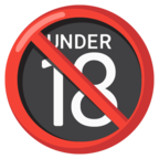 No One Under Eighteen Emoji Google