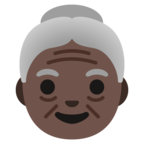 Old Woman Emoji Google