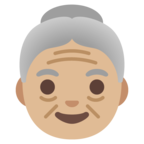 Old Woman Emoji Google