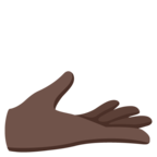 Palm Up Hand Emoji Google