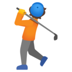 Person Golfing Emoji Google