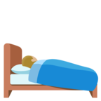 Person In Bed Emoji Google