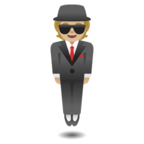 Person In Suit Levitating Emoji Google