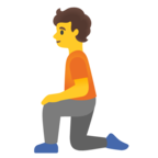 Person Kneeling Emoji Google