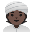 Person Wearing Turban Emoji Google