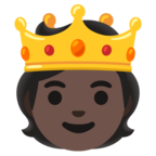 Person With Crown Emoji Google