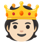 Person With Crown Emoji Google