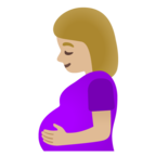 Pregnant Woman Emoji Google