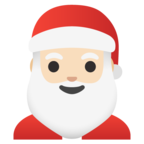 Santa Claus Emoji Google