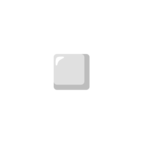 White Small Square Emoji Google