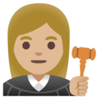 Woman Judge Emoji Google
