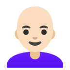 Woman Bald Emoji Google