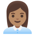 Woman Office Worker Emoji Google