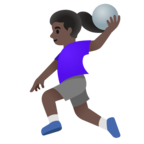 Woman Playing Handball Emoji Google