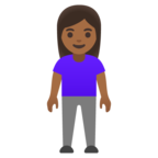 Woman Standing Emoji Google