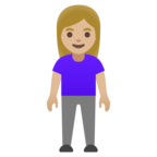 Woman Standing Emoji Google