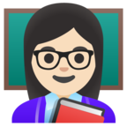 Woman Teacher Emoji Google