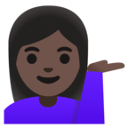 Woman Tipping Hand Emoji Google