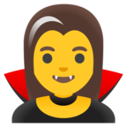 Woman Vampire Emoji Google