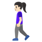 Woman Walking Emoji Google
