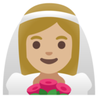 Woman With Veil Emoji Google