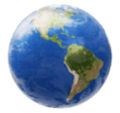 Globe Showing Americas Emoji Huawei